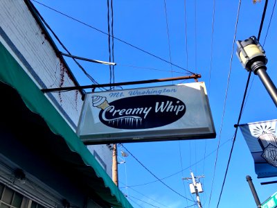 Sign, Mount Washington Creamy Whip, Mount Washington, Cinc… 