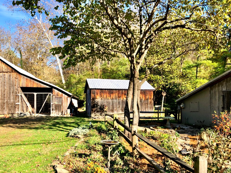 Outbuildings, Miller-Leuser Log House, Anderson Township, … 