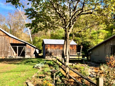 Outbuildings, Miller-Leuser Log House, Anderson Township, … 