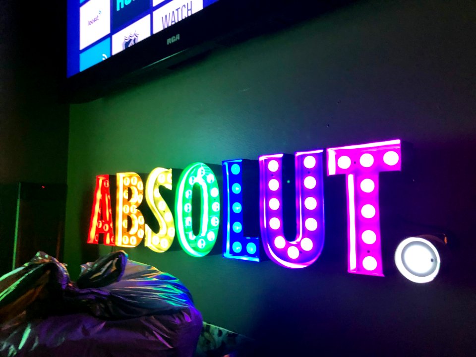 Absolut Sign, Bar 901, Cincinnati, OH 