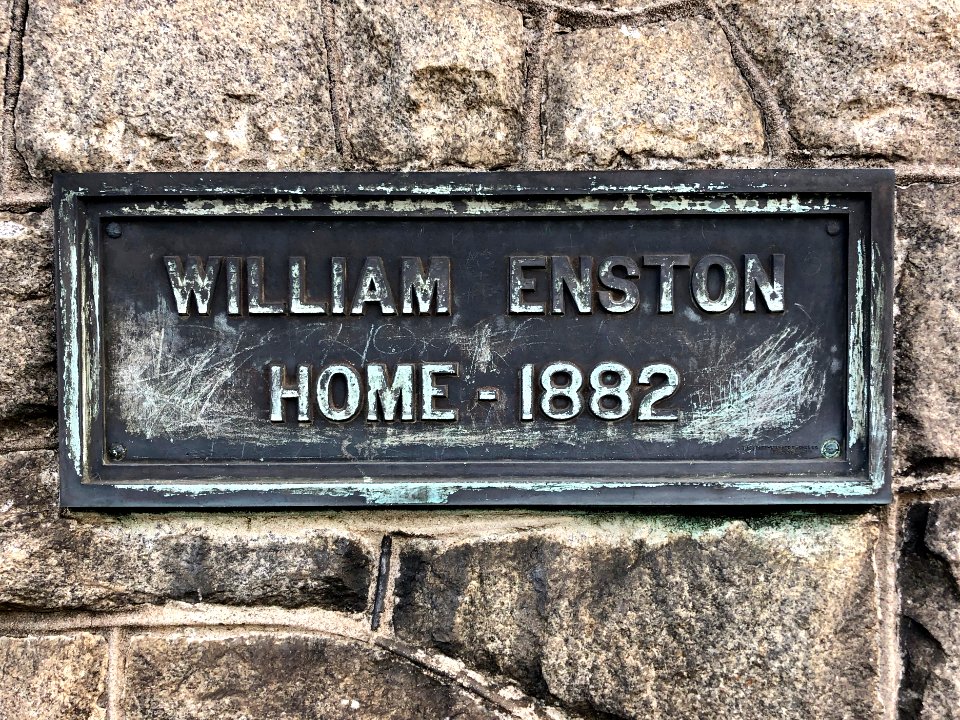 Plaque, Entrance Gate, William Enston Home, North-Central,… 