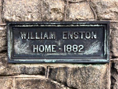 Plaque, Entrance Gate, William Enston Home, North-Central,… 