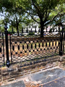 Fence, Wragg Square, Wraggborough, Charleston, SC 