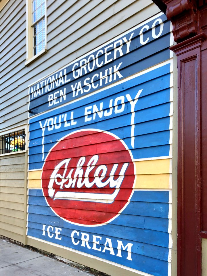 National Grocery Company Sign, Coming Street Grocery, Elli… 