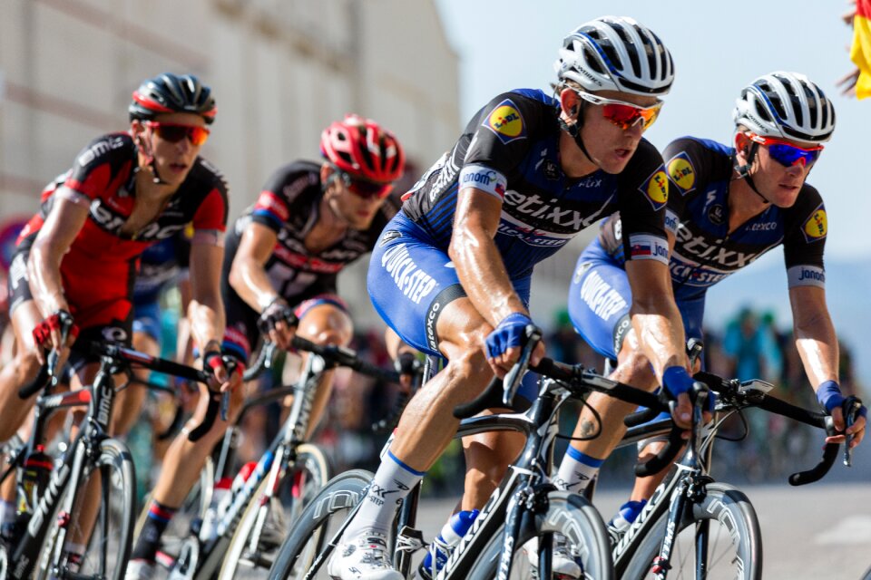 The turn bicycle sport