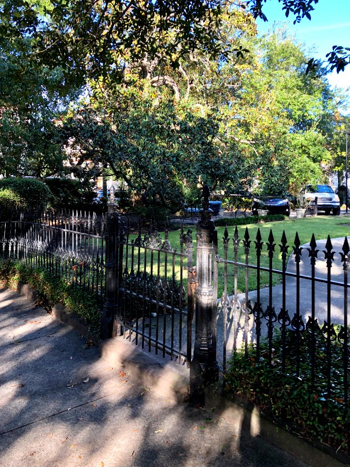 Fence, William Robb House, Cannonborough, Charleston, SC 