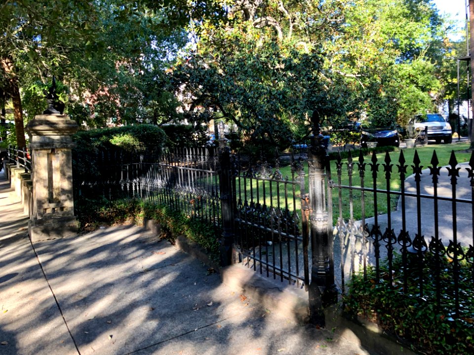 Fence, William Robb House, Cannonborough, Charleston, SC 