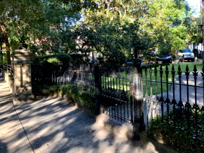 Fence, William Robb House, Cannonborough, Charleston, SC 