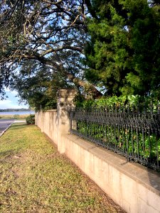 Fence, Lowndes Grove Plantation, Wagner Terrace, Charlesto… 