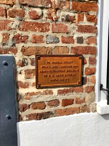 Historical Marker, Administration Building, Kahal Kadosh B… 