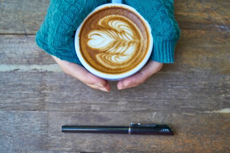 Background coffee cup cappuccino