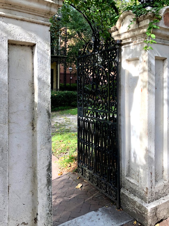 Gate, Knox Lesesne House, College of Charleston, Harleston… 