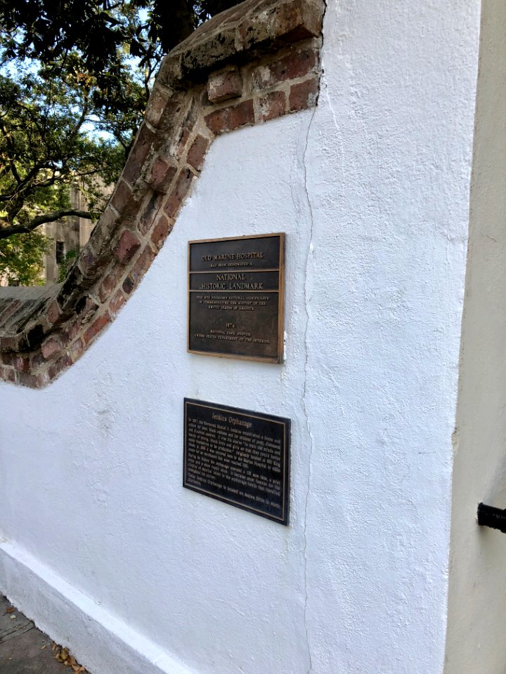Historical Marker, Old Marine Hospital, Harleston Village,… 