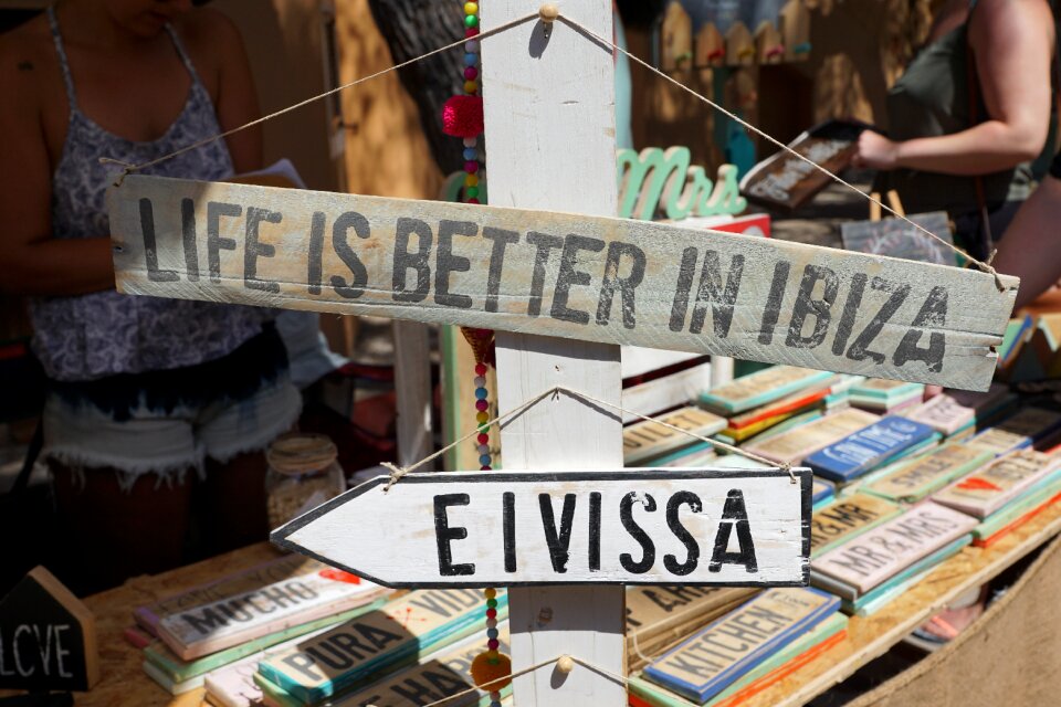 Lettering font ibiza