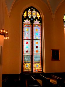 Stained Glass, Unitarian Church in Charleston, Harleston V… photo