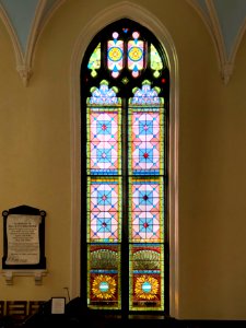 Stained Glass, Unitarian Church in Charleston, Harleston V… photo