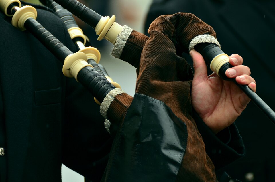 Scotland music bag pipe