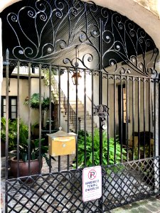 Gated Courtyard, State Street, French Quarter, Charleston,… 
