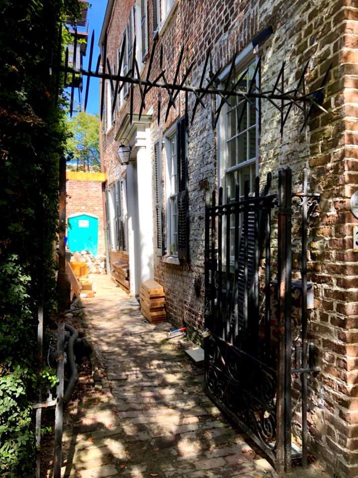 High Security Iron Fence, Chalmers Street, French Quarter,… 