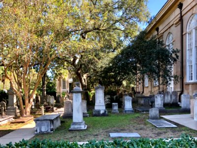Graveyard, St. Philip's Church, French Quarter, Charleston… 