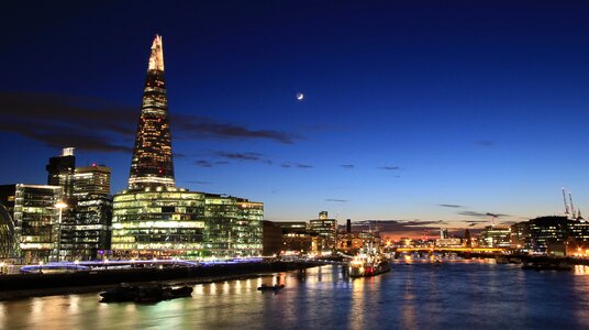 Lights london moon photo