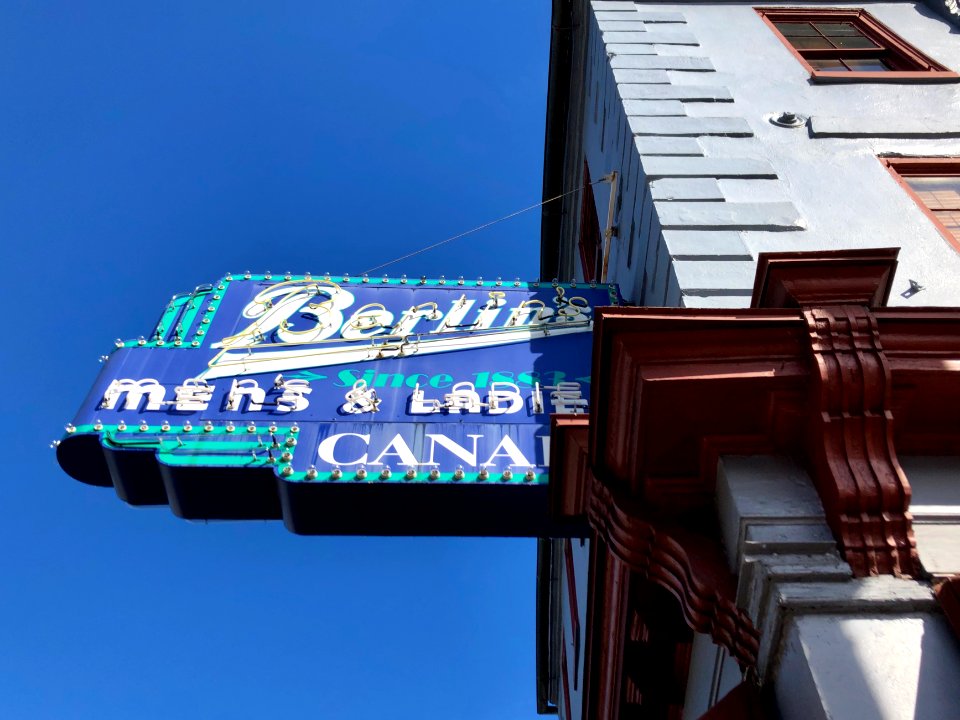 Berlin’s Store Sign, French Quarter, Charleston, SC 