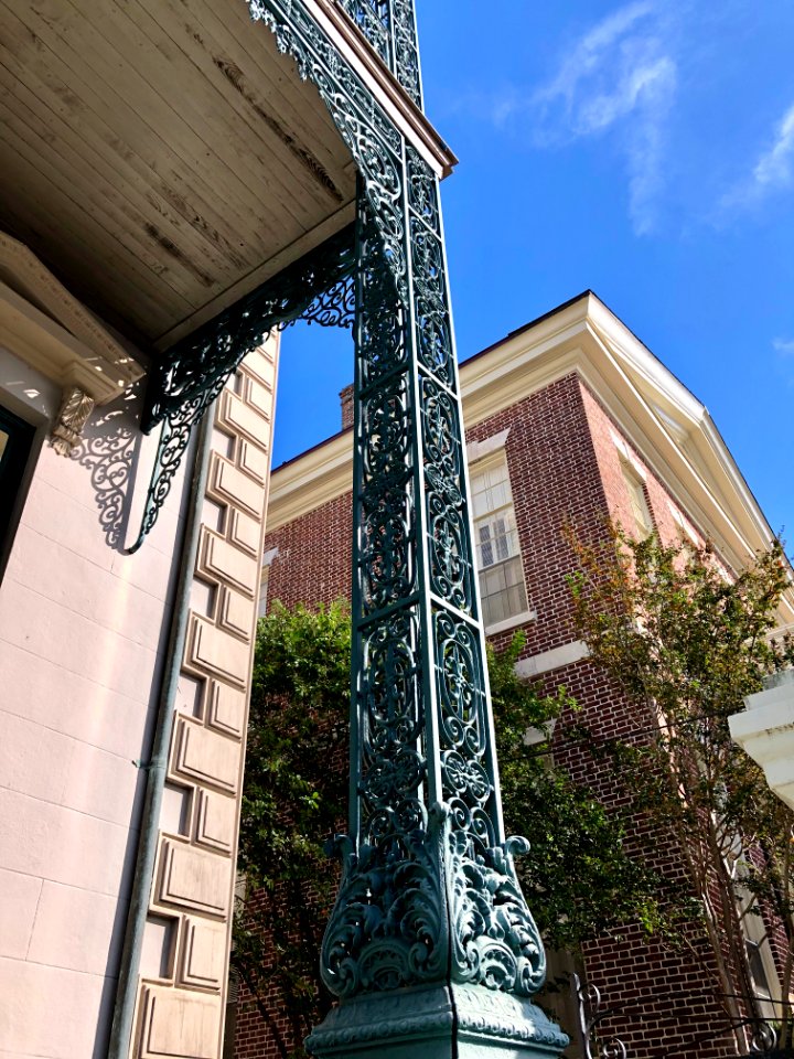 Iron Porch Column, Governor John Rutledge House, Broad Str… 