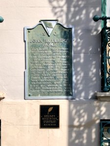 Historical Marker, Governor John Rutledge House, Broad Str… 