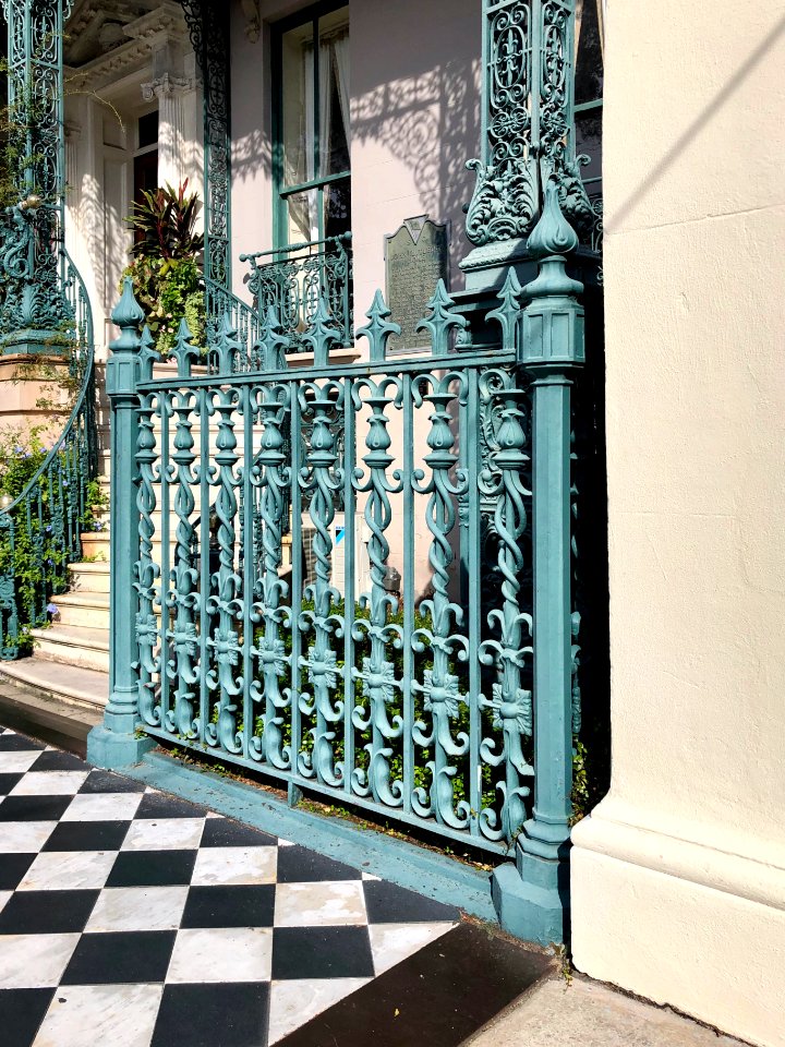 Iron Fence, Governor John Rutledge House, Broad Street, Fr… 