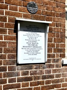 Historical Marker, Daniel Ravenel House, French Quarter, C… 
