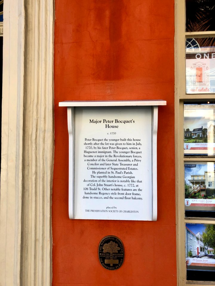 Major Pete Bocquet House, French Quarter, Charleston, SC 
