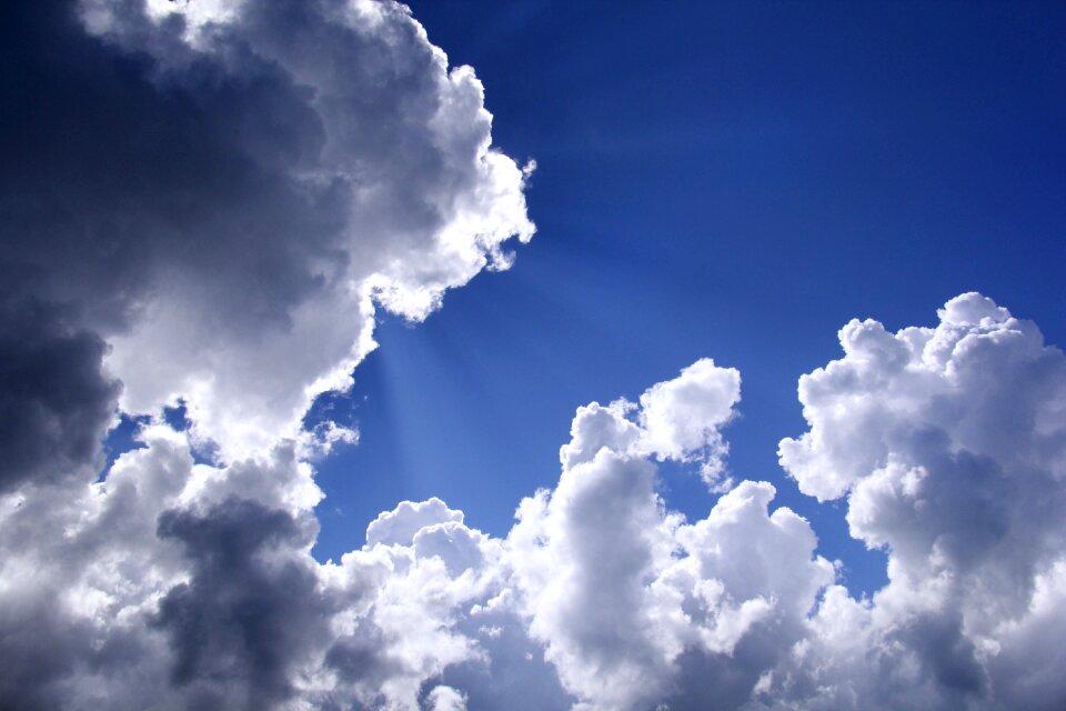 White cloud sky beautiful sky
