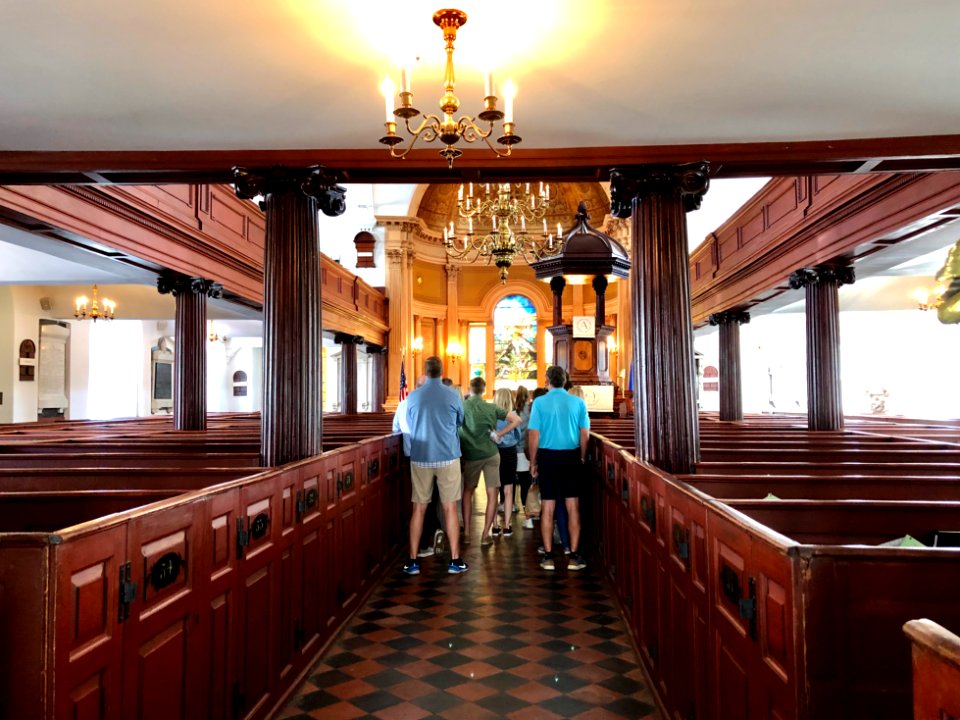 Interior, St. Michael's Episcopal Church, French Quarter, … 
