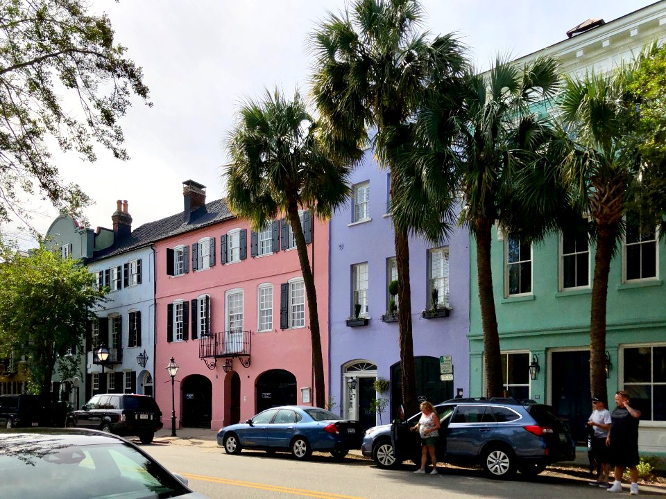 Rainbow Row, South of Broad, Charleston, SC 