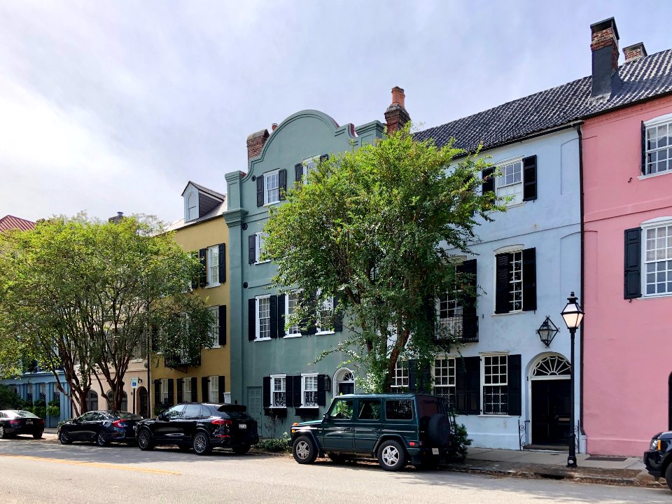 Rainbow Row, South of Broad, Charleston, SC 