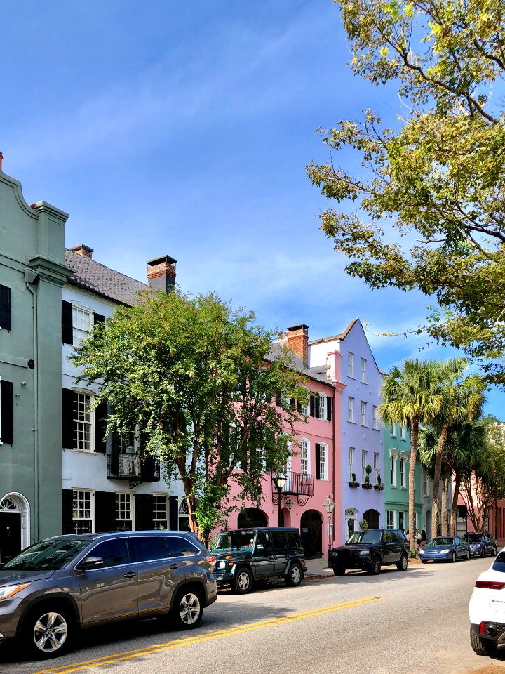Rainbow Row, South of Broad, Charleston, SC 