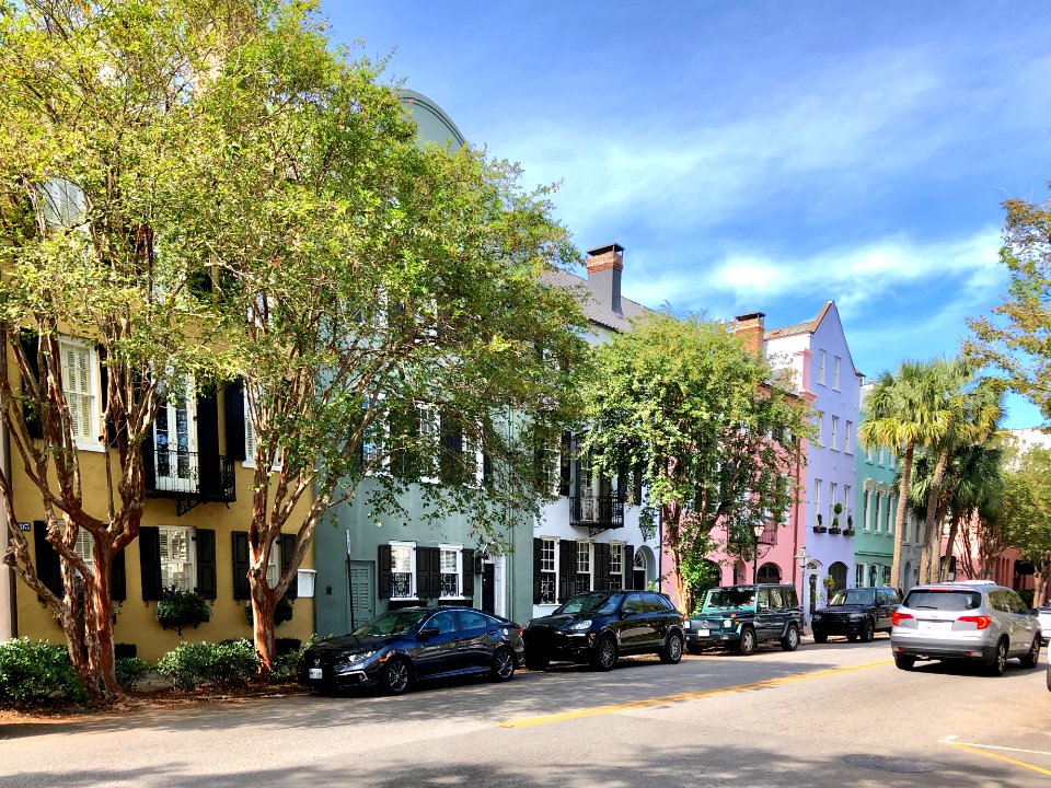 Rainbow Row, South of Broad, Charleston, SC 
