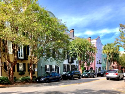 Rainbow Row, South of Broad, Charleston, SC 