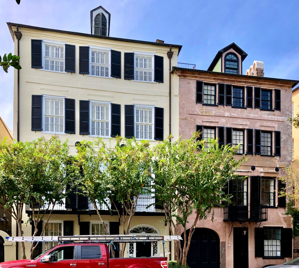 Rainbow Row, South of Broad, Charleston, SC 