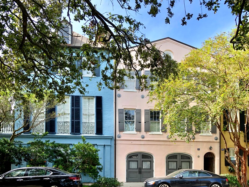 Rainbow Row, South of Broad, Charleston, SC 