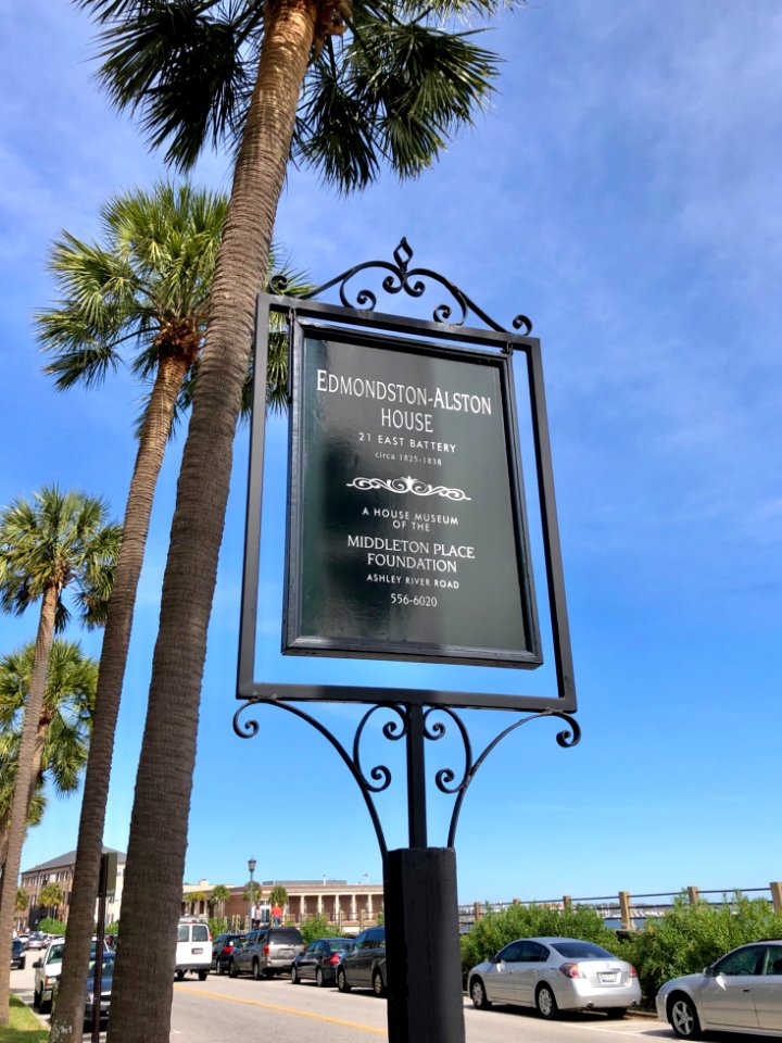 Historical Marker, Edmondston-Alston House, South of Broad… 