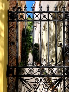 Gate, John Fabre, Jr. House, Tradd Street, South of Broad,… 