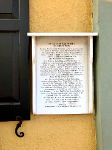 Historical Marker, Rainbow Row, South of Broad, Charleston… 