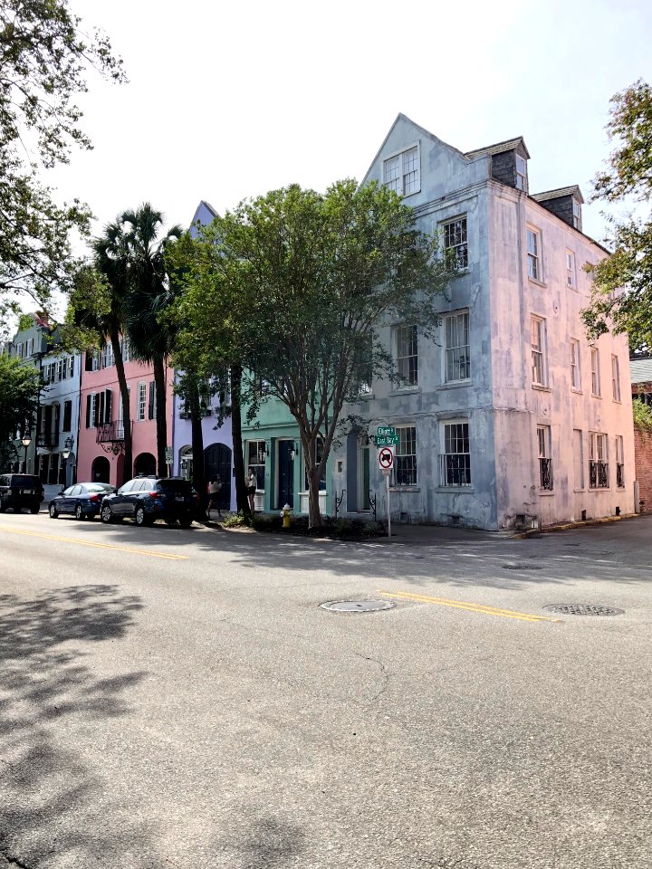 Rainbow Row, South of Broad, Charleston, SC 