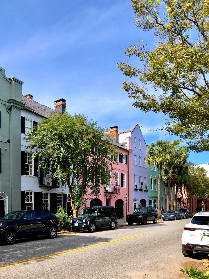 Rainbow Row, South of Broad, Charleston, SC 