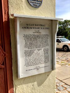 Historical Marker, Ancrum Wharf Building, South of Broad, … 