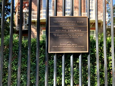 Historical Marker, Nathaniel Russell House, South of Broad… 