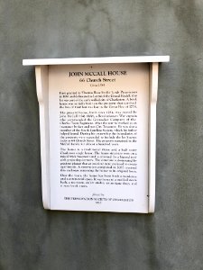 John McCall House, South of Broad, Charleston, SC 