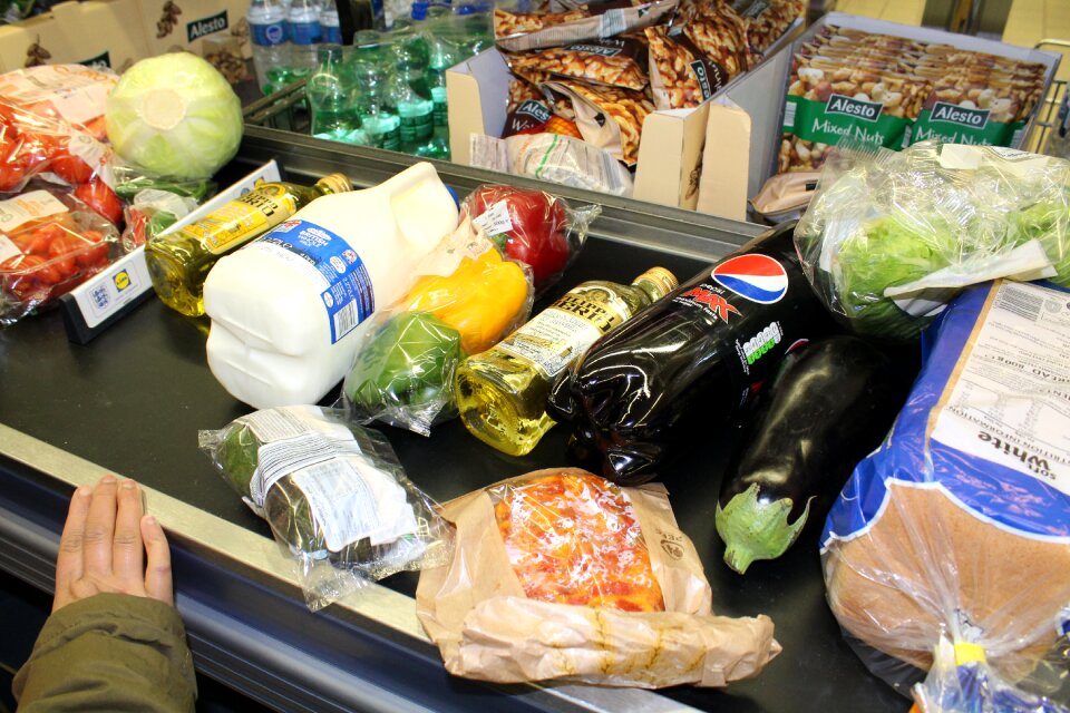 Retail supermarket women photo