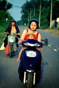 Woman female bike photo